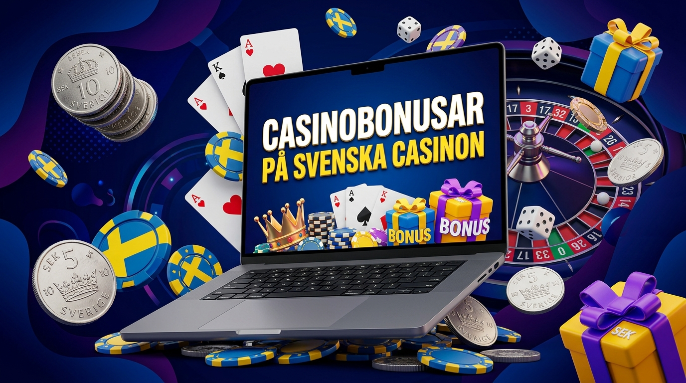 Casinobonusar utan svensk licens med välkomstbonusar och free spins för svenska spelare