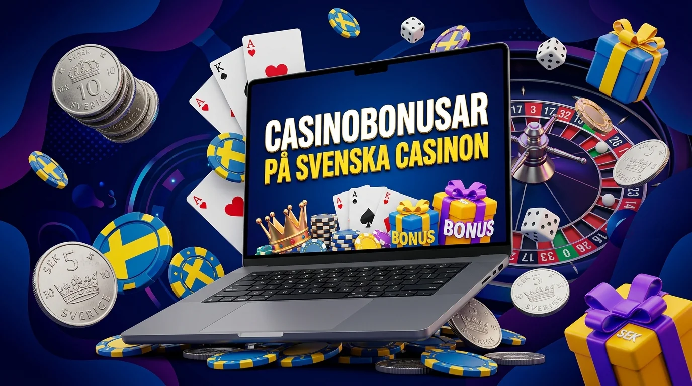 Casinobonusar utan svensk licens med välkomstbonusar och free spins för svenska spelare
