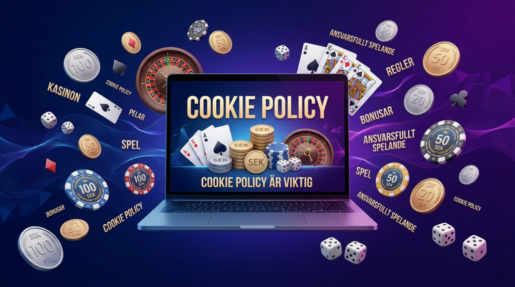 Cookies på casino utan svensk licens med inställningar för säker surf och dataskydd